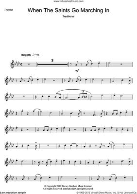 When the Saints Go Marching In Trumpet Sheet Music: A Symphony of Chaos and Order